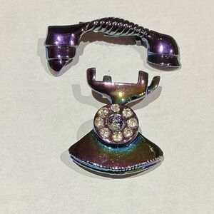 Iridescent Vintage Rotery Phone Scatter Pins